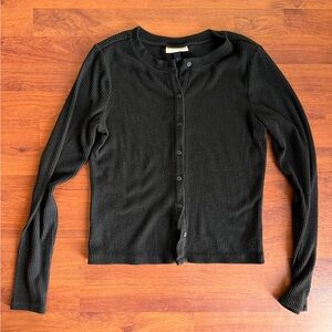 Universal Thread Ribbed Cardigan Button-Up‎ Women's Top